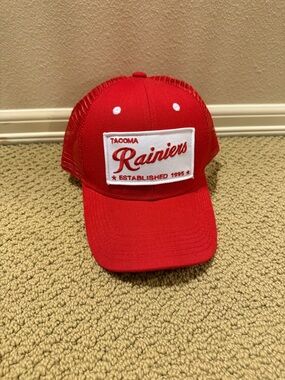 Tacoma Washington Rainiers Baseball Team Trucker Hat Cap Seattle SnapBack NEW